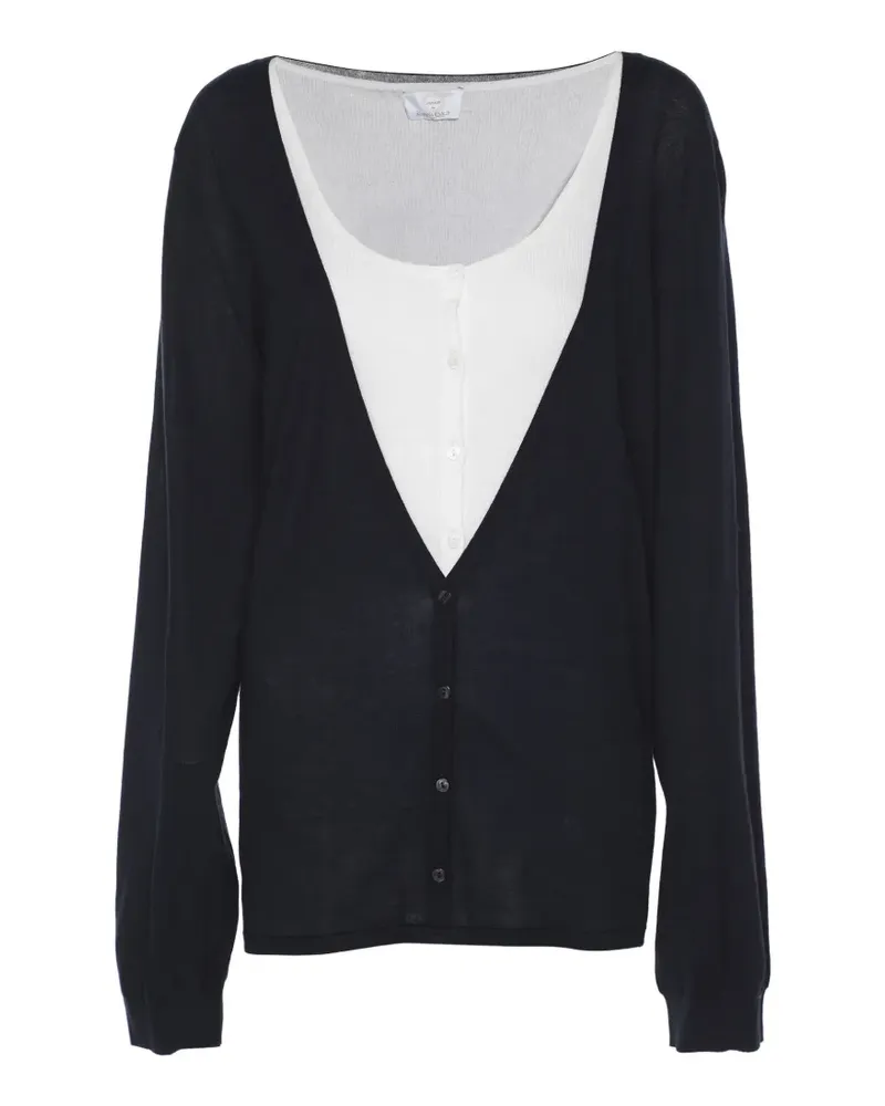 Marina Rinaldi Voyage Cardigan im Layering-Look - Blau Blau