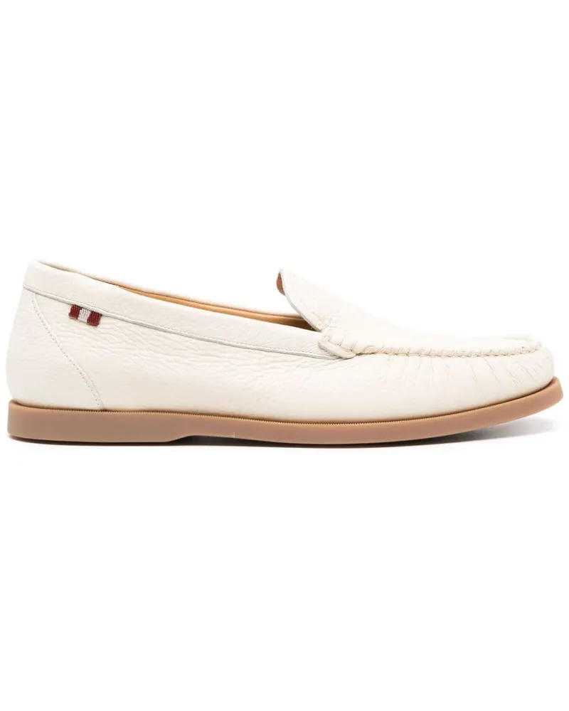 Bally Nadim Loafer aus Leder Weiß