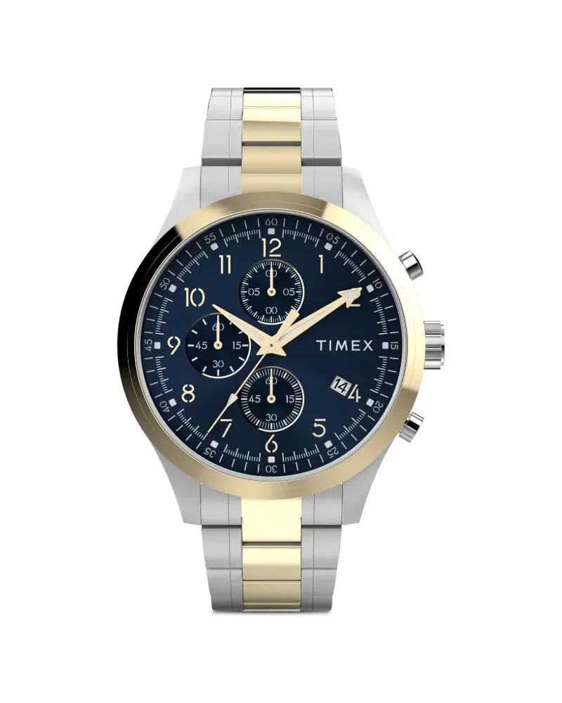 Timex Chronograph 43mm - Blau Blau