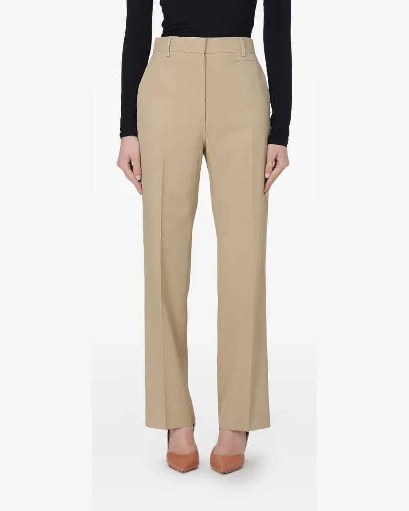 SPORTMAX Gerade Palmizi Hose - Nude Nude