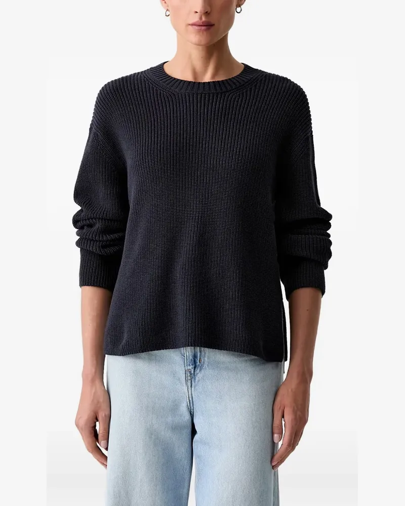 Marc O'Polo Gerippter Pullover - Blau Blau