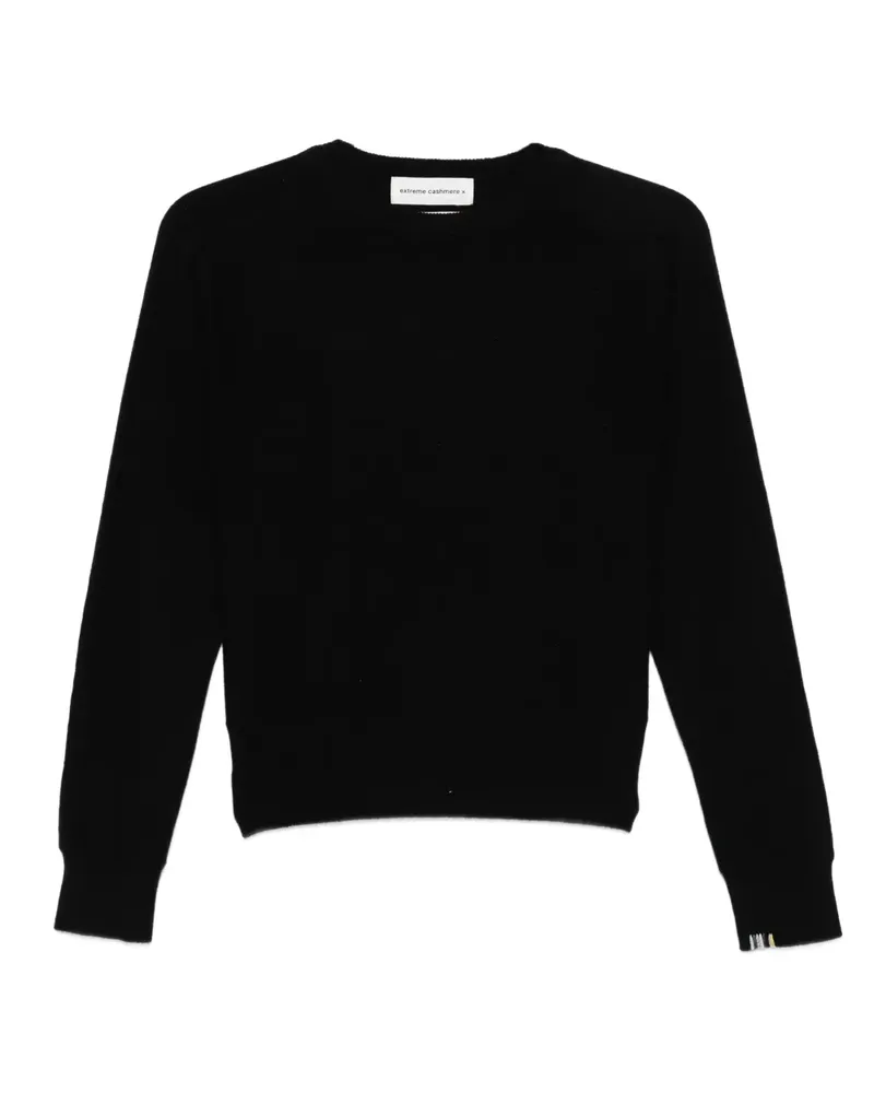 extreme cashmere Kaschmirpullover mit Rundhalsausschnitt - Schwarz Schwarz