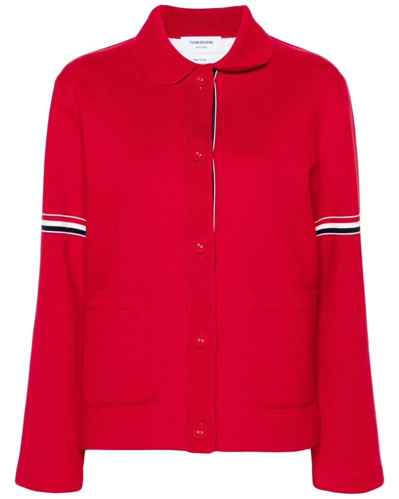 Thom Browne Jacke mit RWB-Streifen - Rot Rot