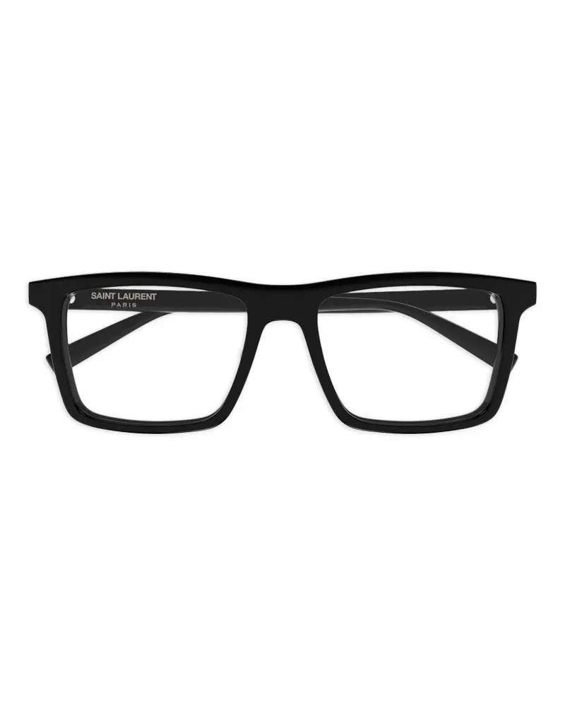 Saint Laurent rectangle-frame glasses - Schwarz Schwarz