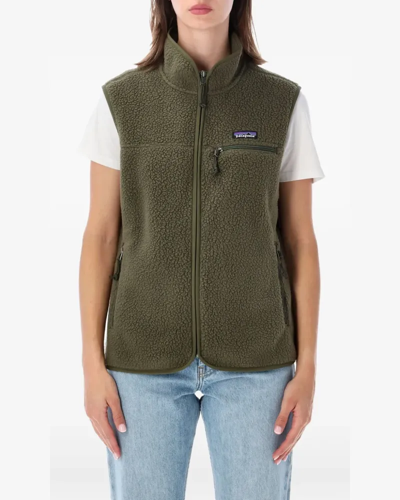Patagonia Retro Pile sleeveless vest - Grün Grün