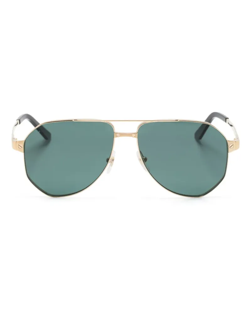 Cartier Santos Pilotenbrille - Gold Gold