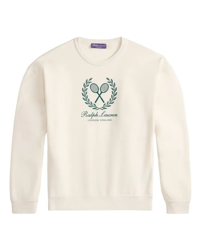 Ralph Lauren Sweatshirt mit Tennismotiv - Weiß Weiß