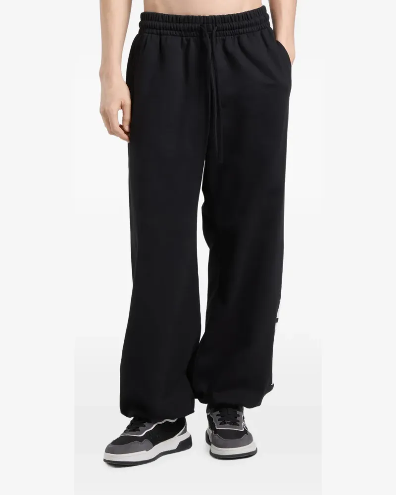 Palm Angels Jogginghose mit Logo-Print - Schwarz Schwarz