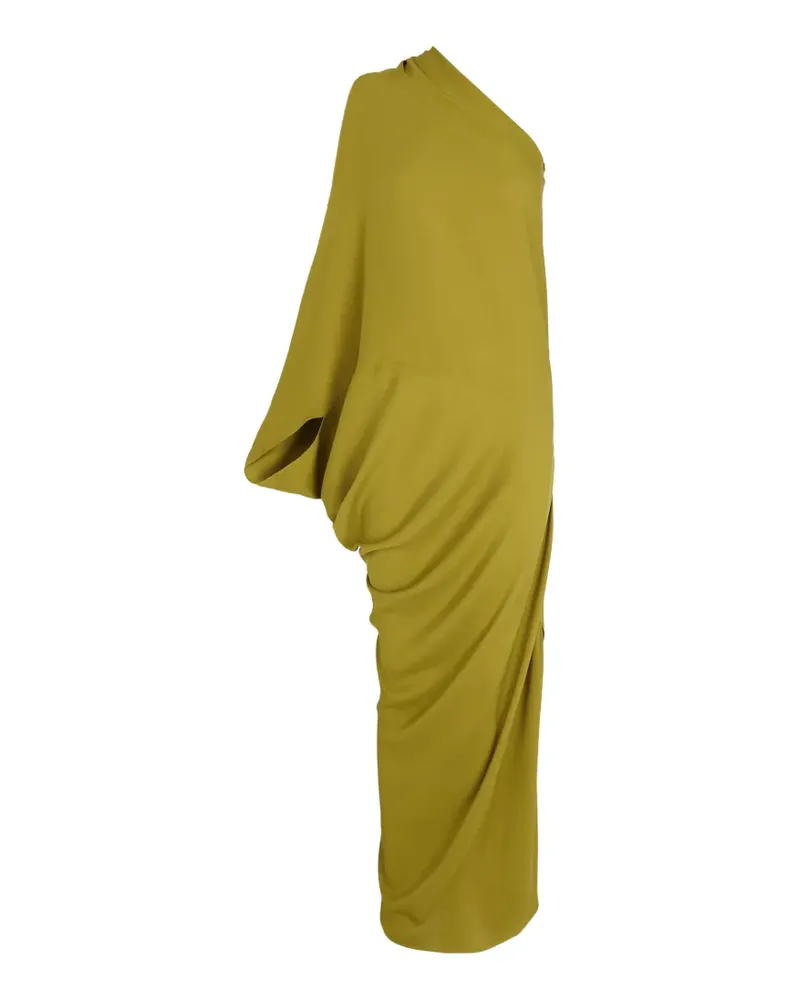 Cortana Drapiertes Delore One-Shoulder-Maxikleid - Grün Grün