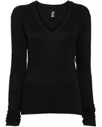 THOM KROM Sweatshirt mit Nahtdetail Schwarz