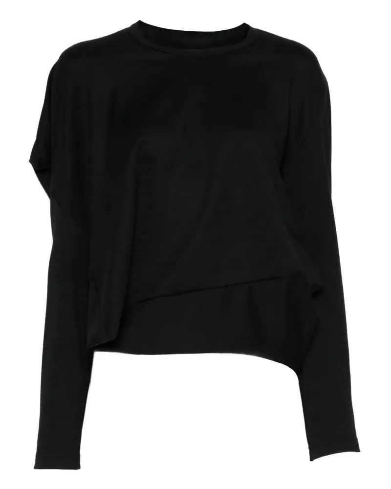 Junya Watanabe Klassisches Langarmshirt - Schwarz Schwarz