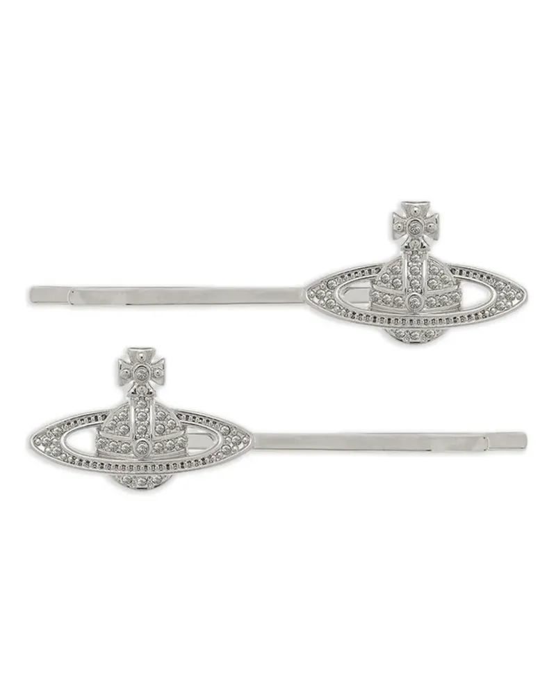Vivienne Westwood Bobby Haarnadeln (2er-Set) - Silber Silber