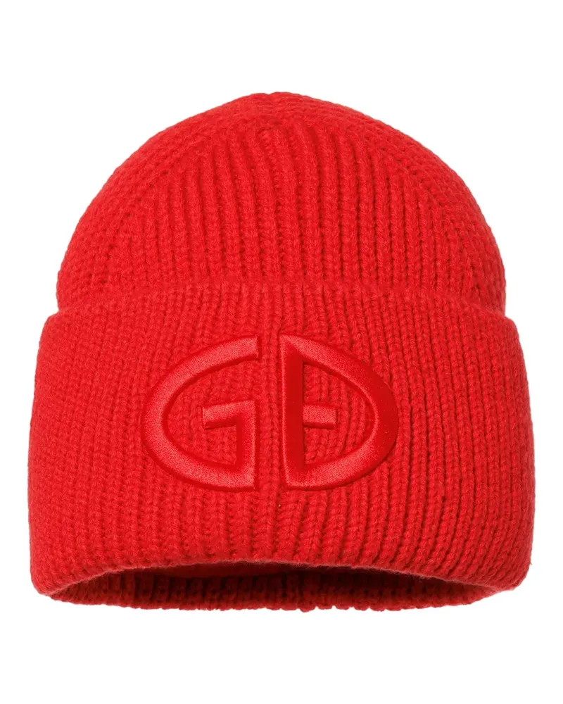 GOLDBERGH Valerie logo-embroidery beanie hat - Rot Rot