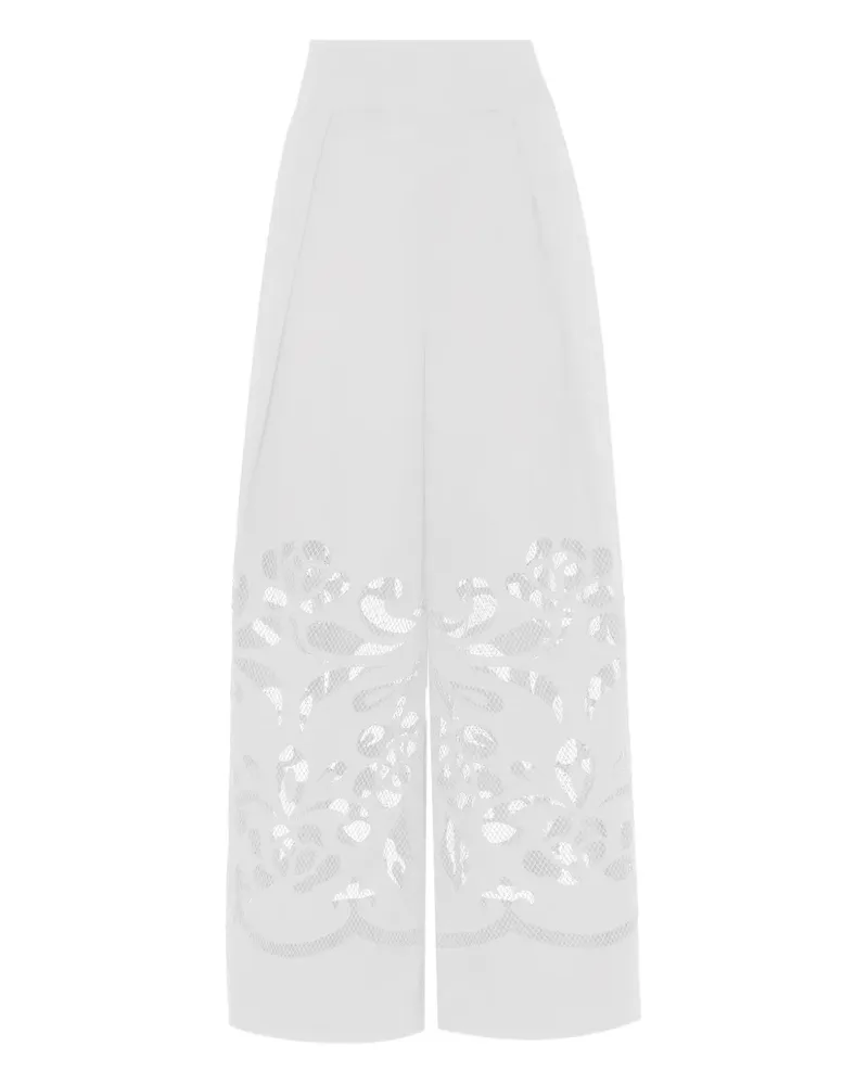 Temperley London Nelle Hose - Weiß Weiß
