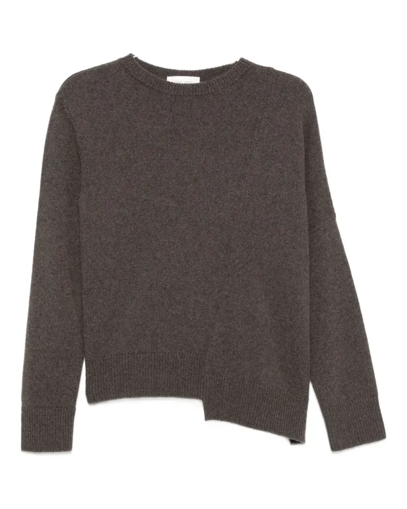 Liviana Conti Pullover mit Rundhalsausschnitt - Braun Braun