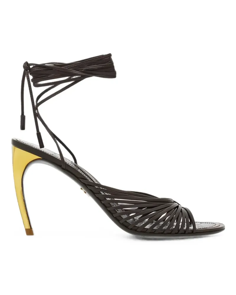 Ferragamo Sandalen mit Riemchen - Schwarz Schwarz