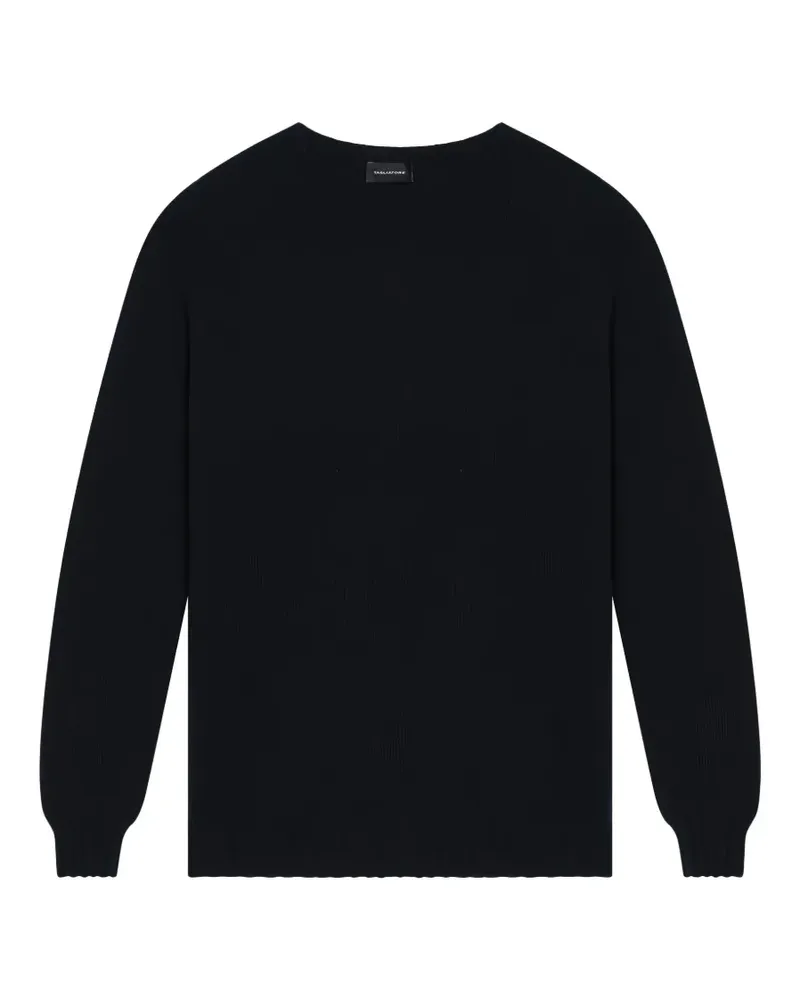 Tagliatore Kaschmirpullover mit Rundhalsausschnitt - Blau Blau