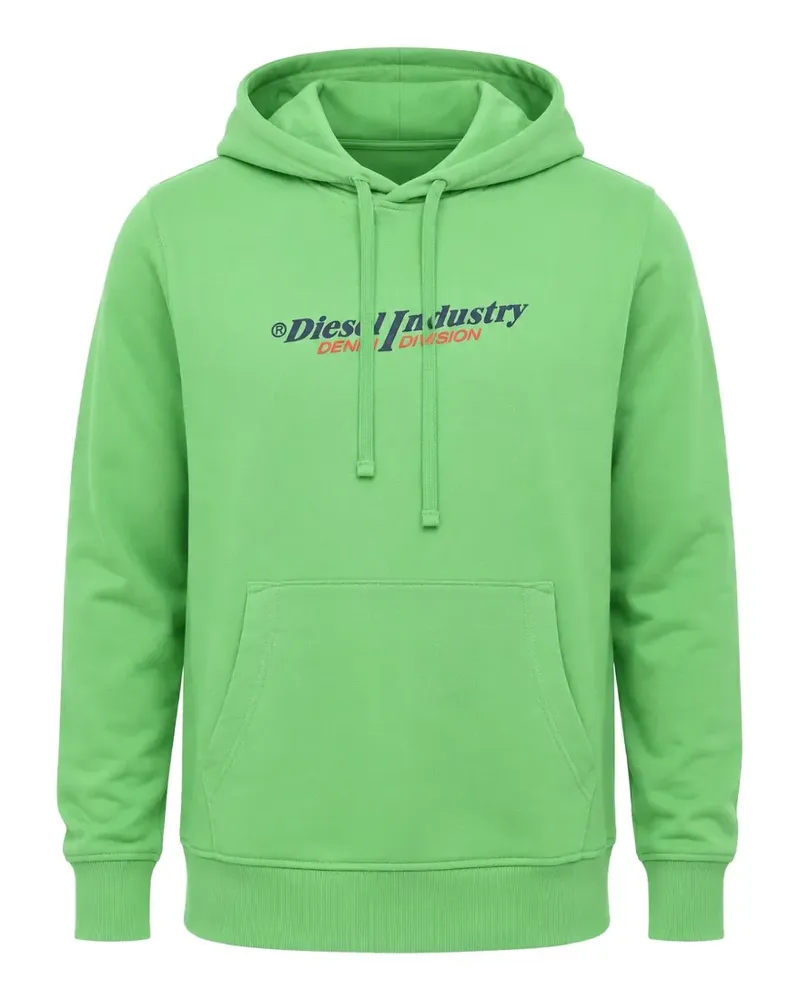 Diesel Hoodie mit Logo-Print - Grün Grün
