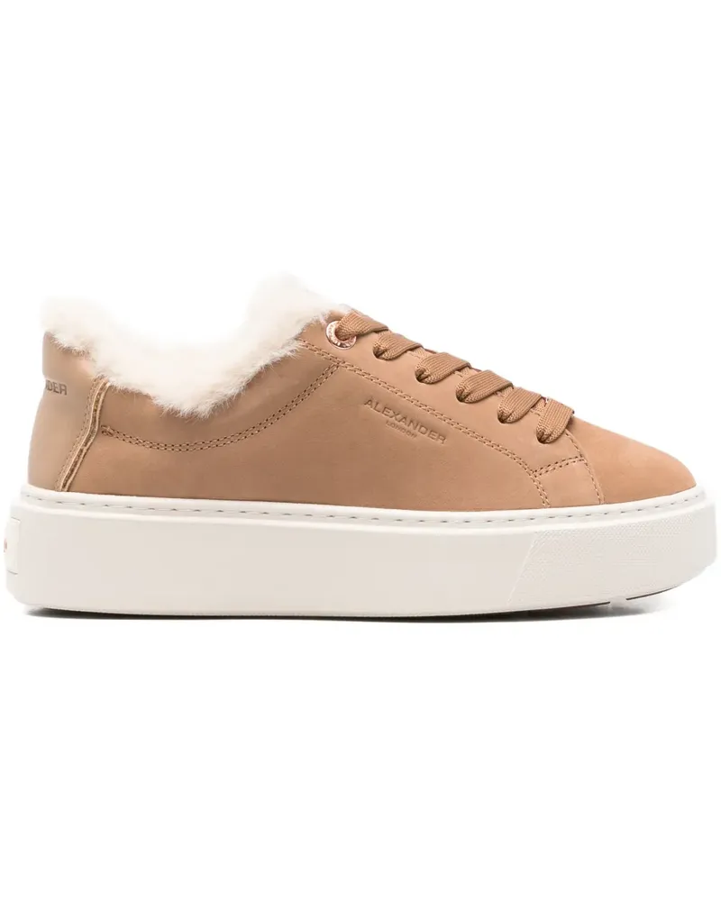 Alexander Smith Sneakers aus Leder - Nude Nude