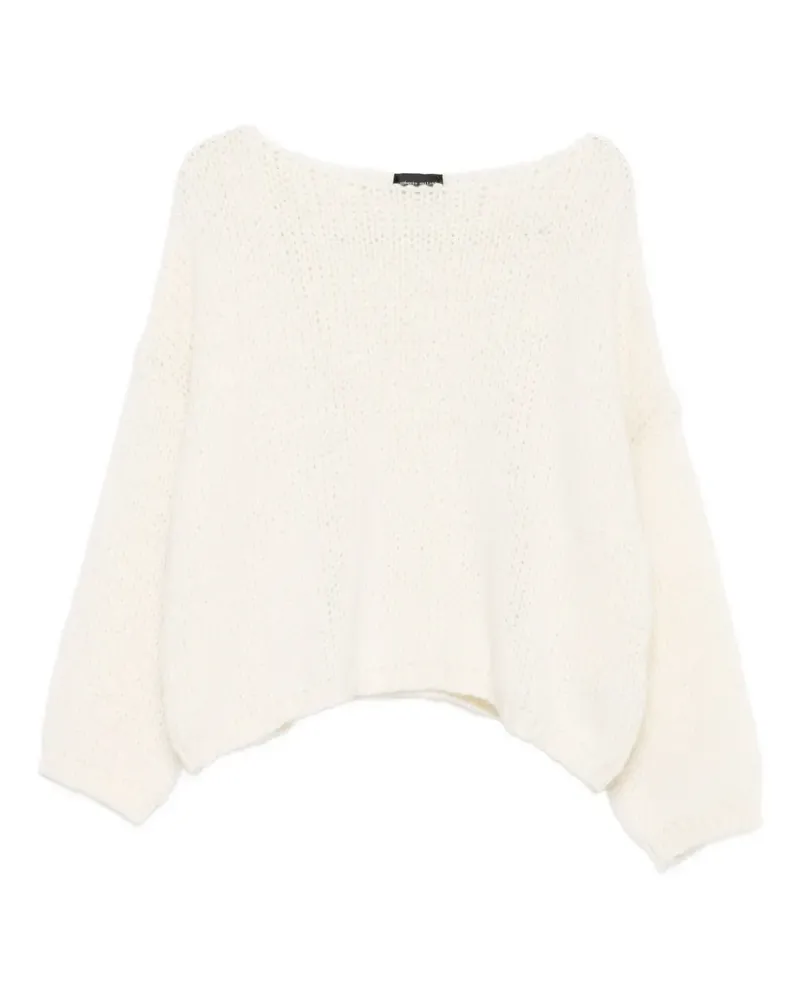 Roberto Collina Pullover mit U-Boot-Ausschnitt - Nude Nude