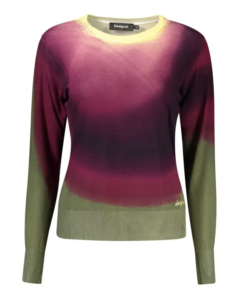 Desigual Feinstrickpullover mit Farbverlauf-Effekt - Violett Violett