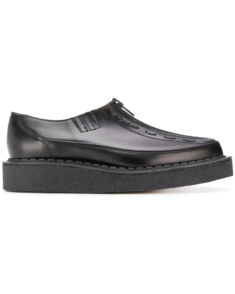 Comme des Garçons Loafer mit Reißverschluss - Schwarz Schwarz