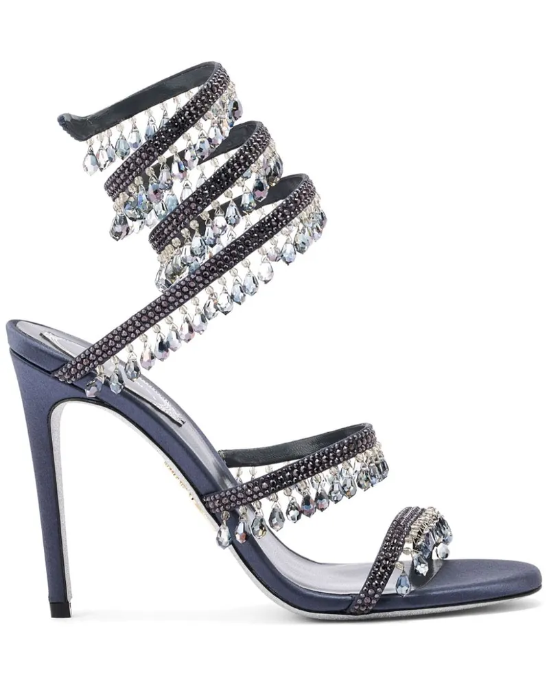 René Caovilla Chandelier Sandalen 105mm - Grau Grau