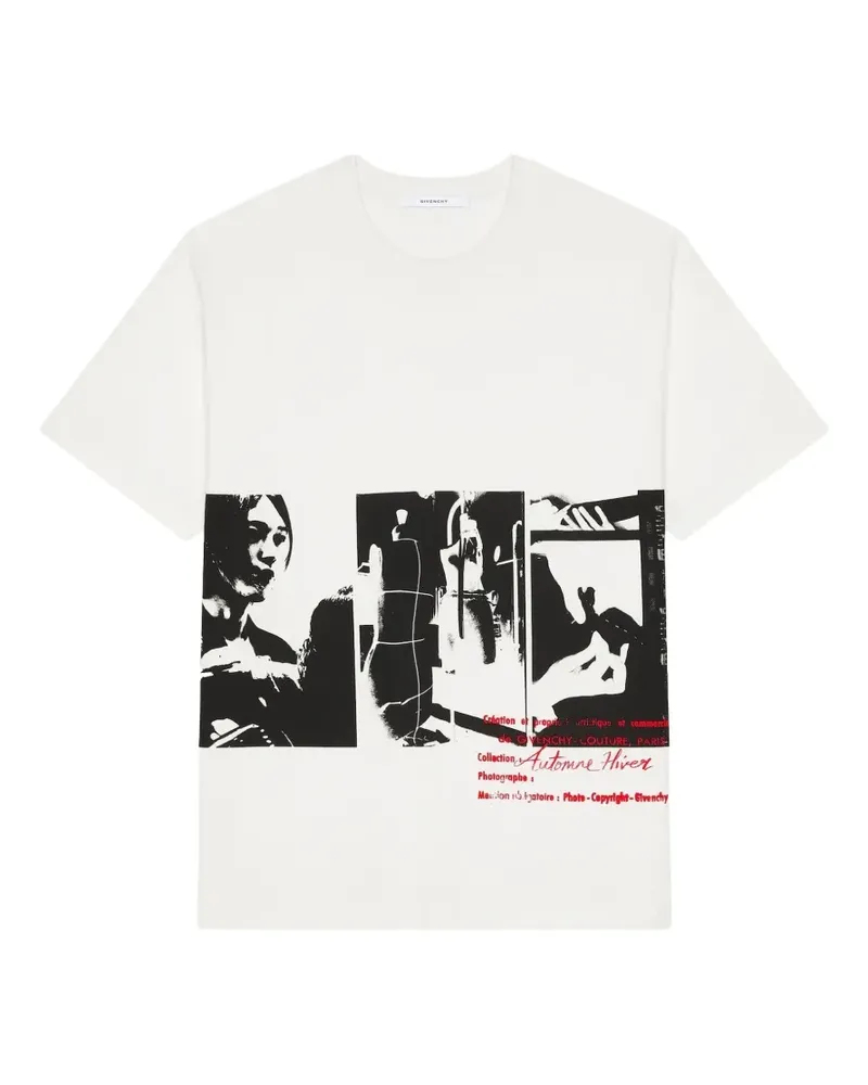 Givenchy T-Shirt mit grafischem Print - Weiß Weiß