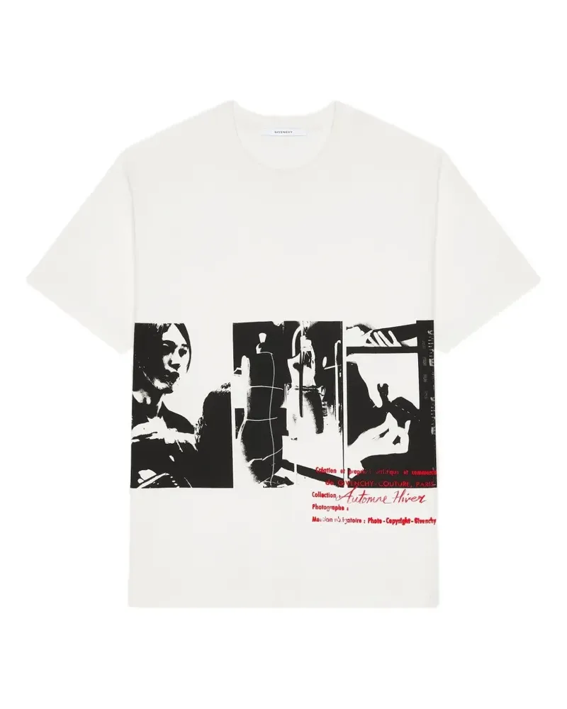 Givenchy T-Shirt mit grafischem Print - Weiß Weiß
