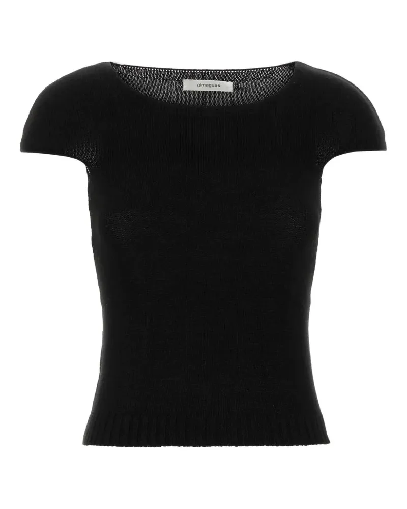 GIMAGUAS Sindi cap-sleeve top - Schwarz Schwarz