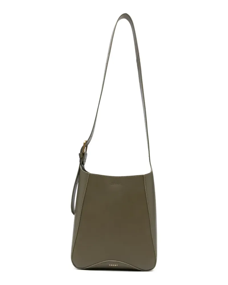 Soeur leather shoulder bag - Grün Grün