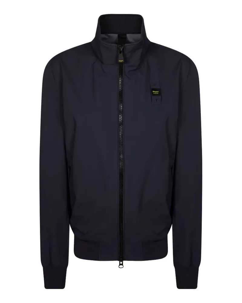 Blauer Anson zip-up bomber jacket Blau