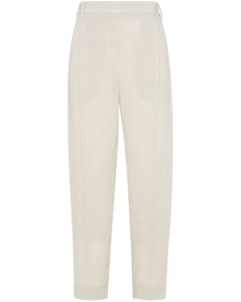 Brunello Cucinelli Hose mit lockerem Schnitt - Nude Nude