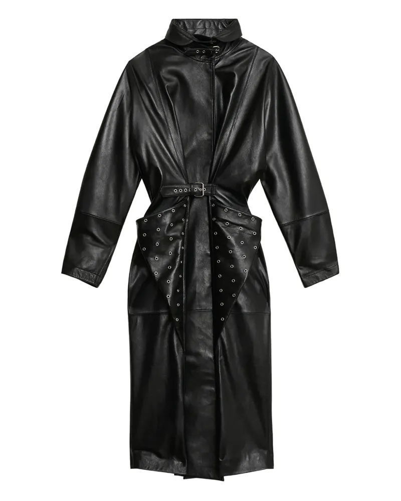 Isabel Marant Cesira Mantel - Schwarz Schwarz