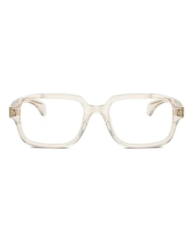 Moncler Brille mit eckigem Gestell - Nude Nude