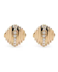 Dana Rebecca Designs 14kt Gelbgoldohrringe mit Diamanten Gold