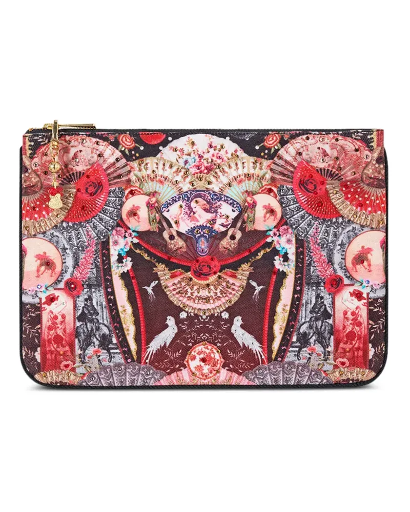 Camilla embellished clutch bag - Schwarz Schwarz