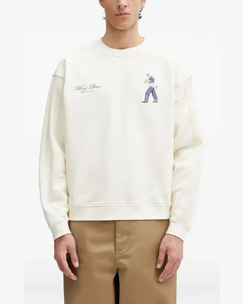 Filling Pieces Bakery graphic-print sweatshirt - Nude Nude