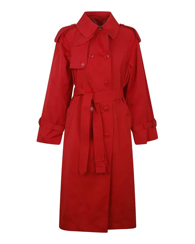 Ermanno Scervino belted trench coat - Rot Rot