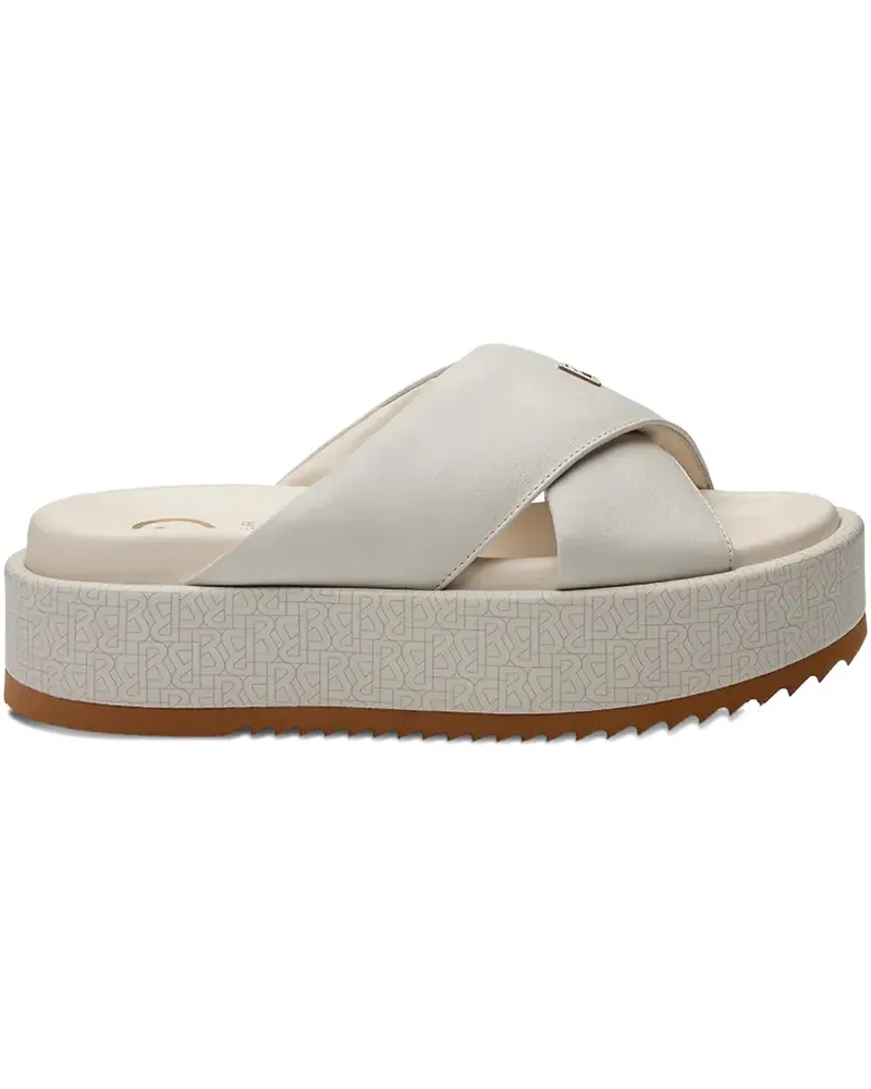 Bogner crossover platform heeled sandals - Nude Nude