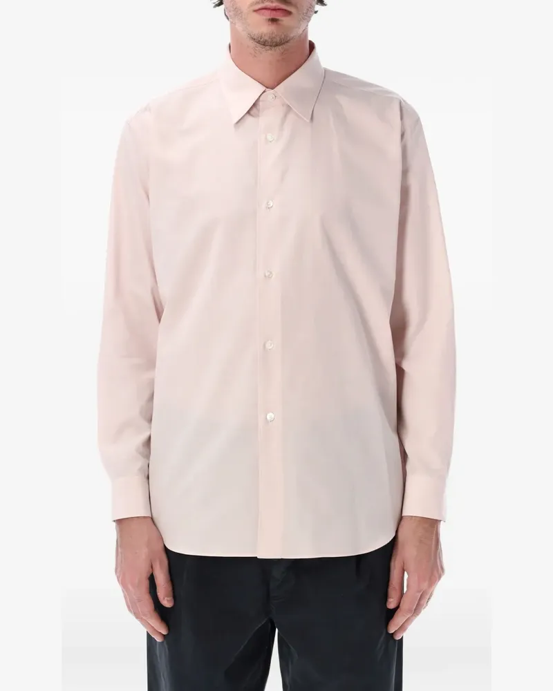 AURALEE long-sleeve button-down shirt - Rosa Rosa