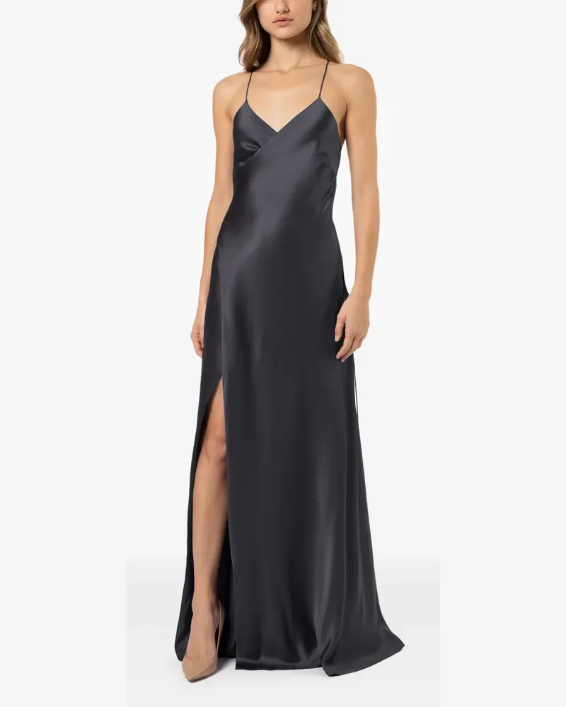 mason by michelle mason Camisole-Abendkleid aus Seide - Grau Grau