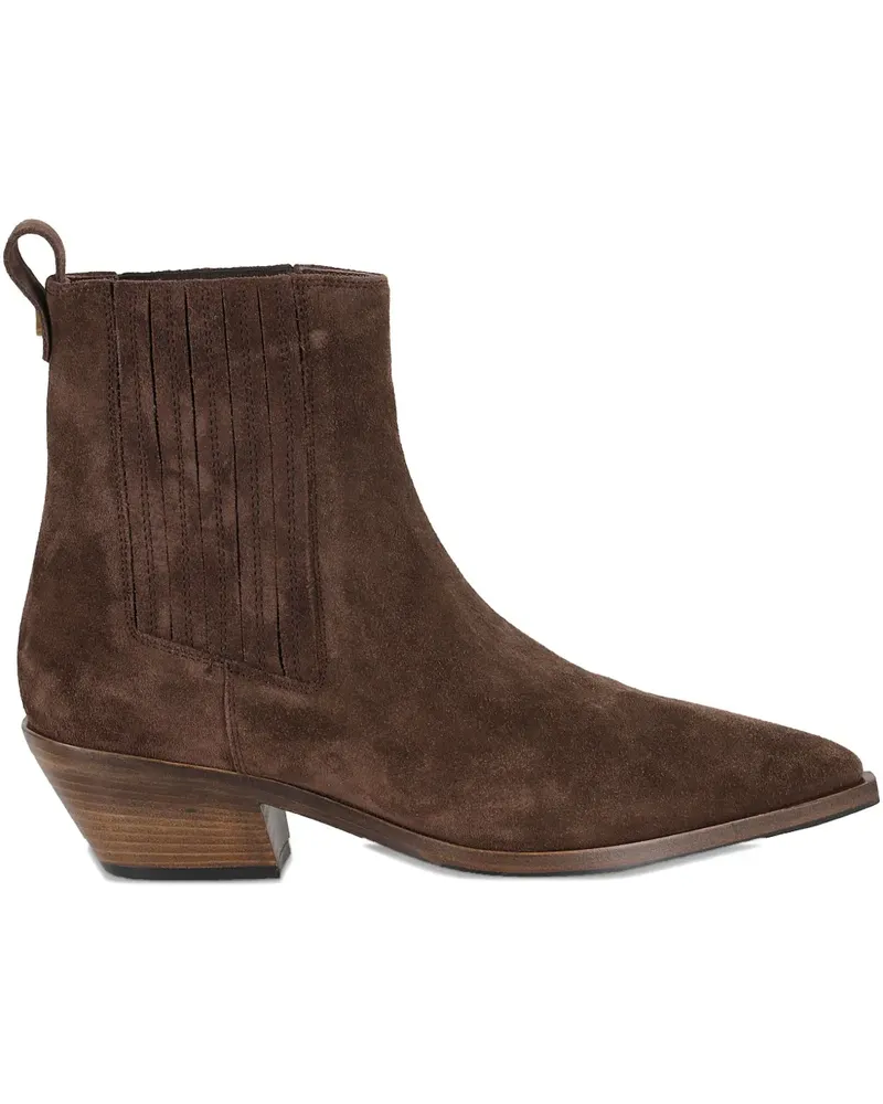 FESTA Milano Aurea Stiefeletten aus Wildleder - Braun Braun
