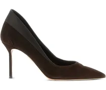 Pumps aus Wildleder 85mm - Braun