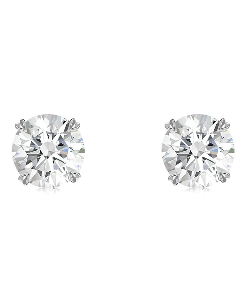 Pragnell 18kt Weißgoldohrringe mit Diamanten - Silber Silber