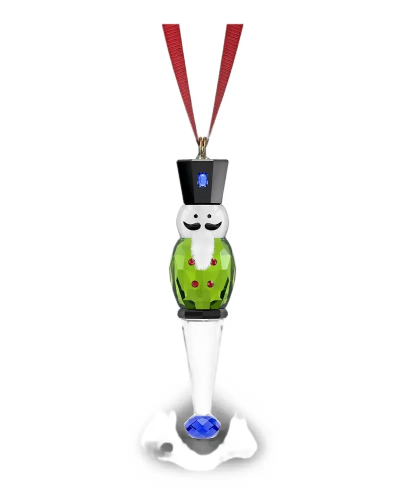 Swarovski x Michele Blasilli Holiday Cheers nutcracker ornament - Grün Grün