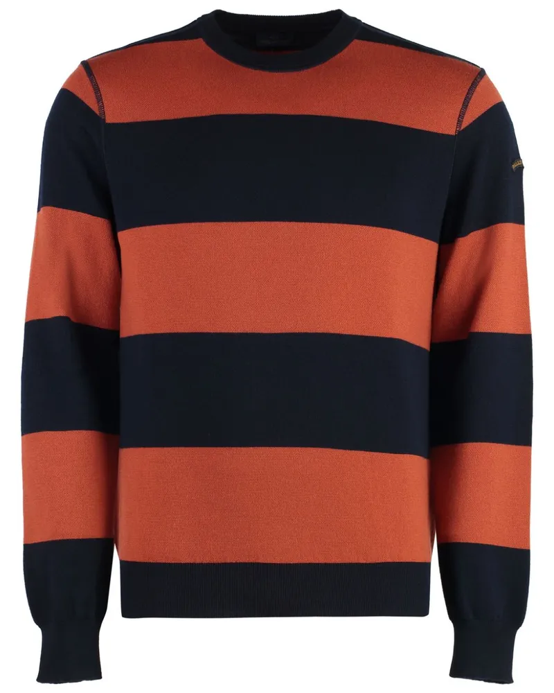 Paul & Shark Gestreifter Pullover - Blau Blau