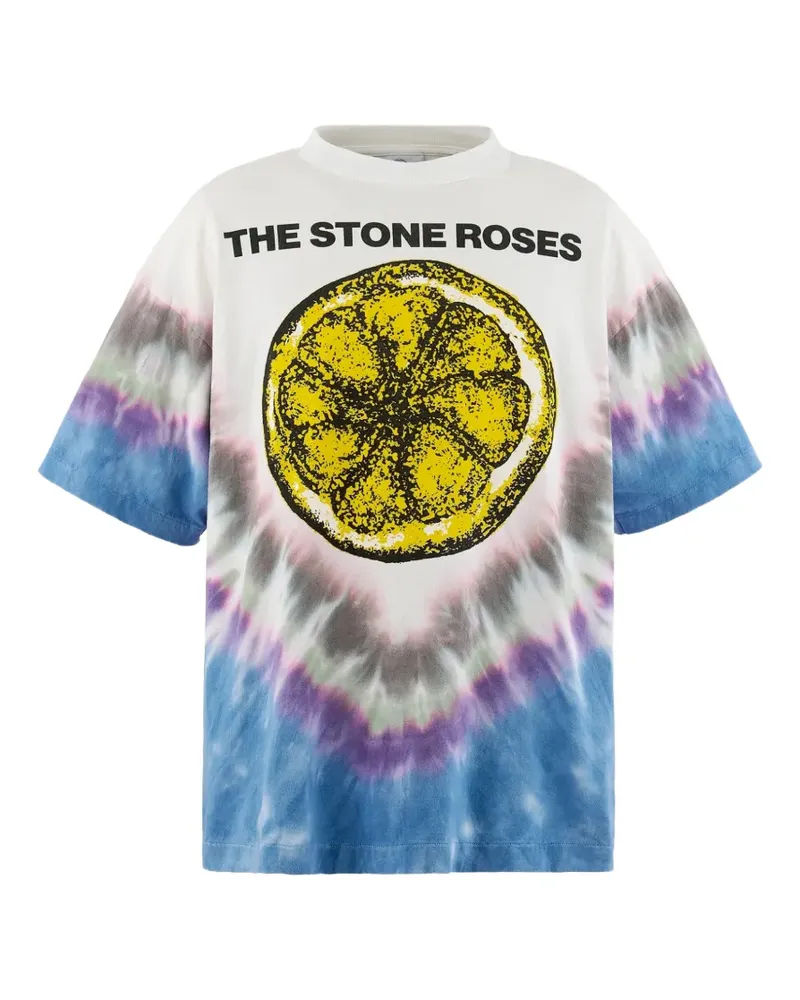SAINT MXXXXXX x The Stone Roses tie-dye T-shirt - Weiß Weiß