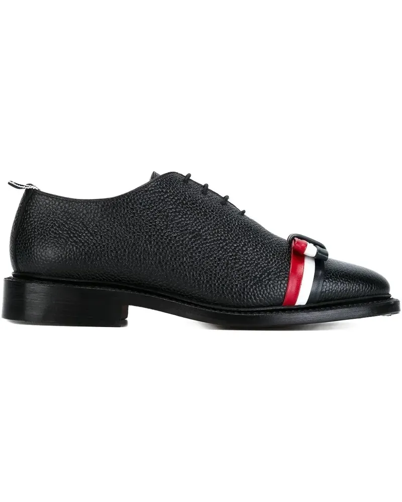 Thom Browne Schnürschuhe mit Streifen - Schwarz Schwarz