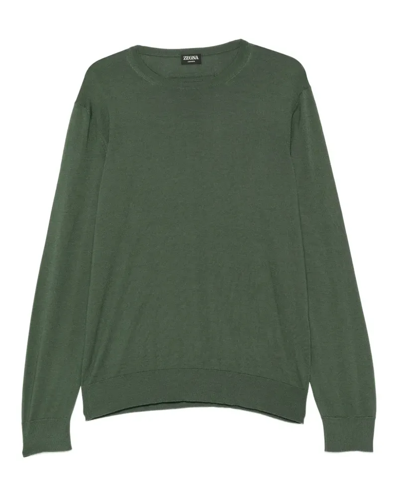 Ermenegildo Zegna Pullover mit rundem Ausschnitt - Grün Grün